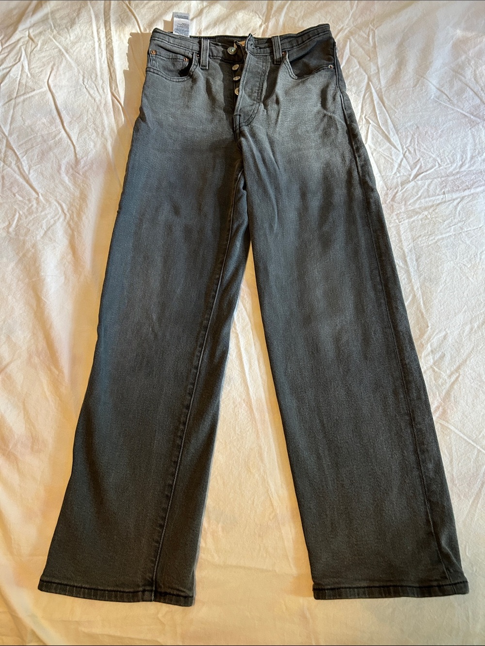 High-Rise Straight Leg Black Jeans Levi’s